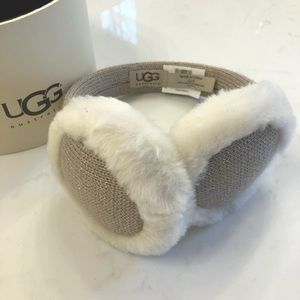 UGG AUSTRALIA Tan and sparkly Ear Muffs